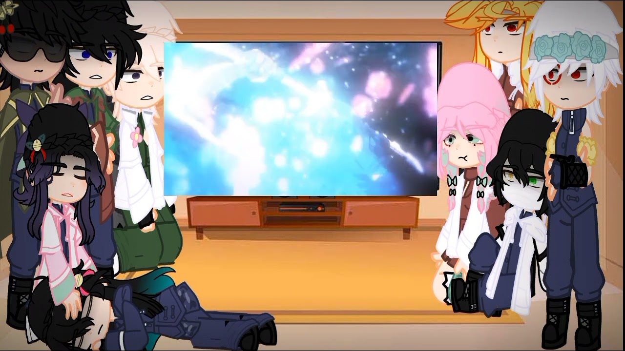 ୧ Hashiras reac to Kanao e inosuke vs Douma// Part 3//Nuevo intro ୨