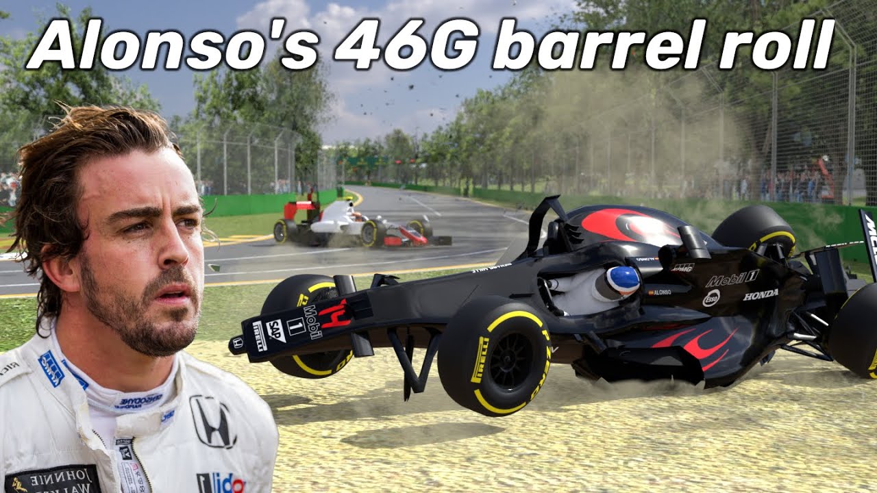Alonso 3D Crash Animation | F1 2016 Australian GP