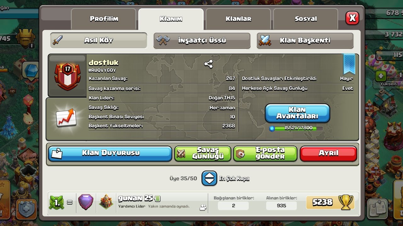84.Seri Klan Savaşları ⚔️ (Clash of Clans)