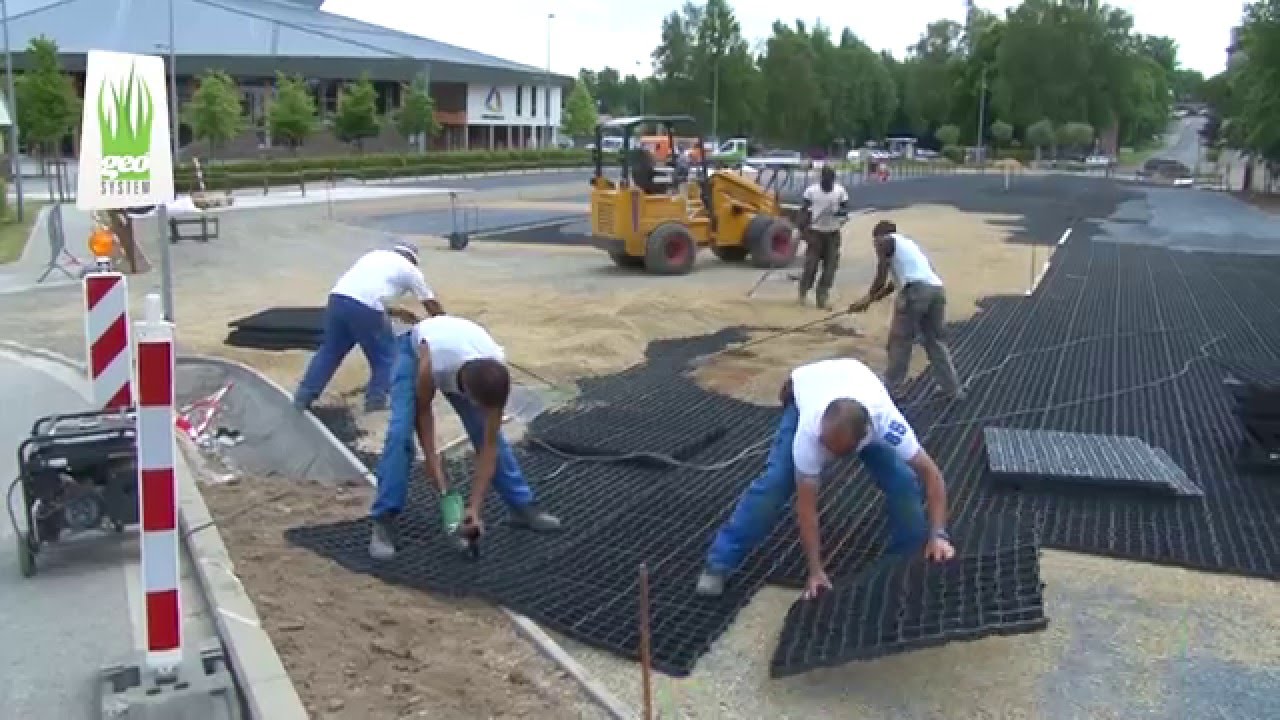 geoSYSTEM parking zwirowy Belgia
