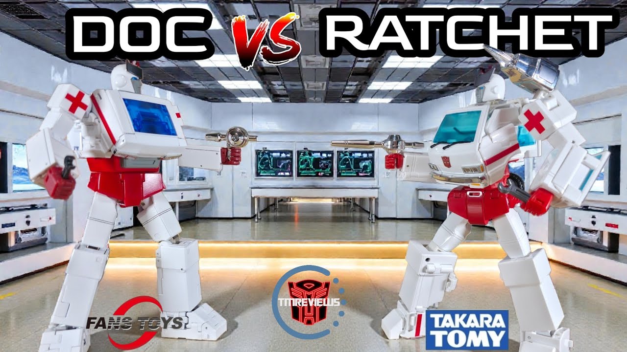 Сравнение: Fantastic Model (Fanstoys) FM-04 Doc против Takara Tomy MP-30 Ratchet