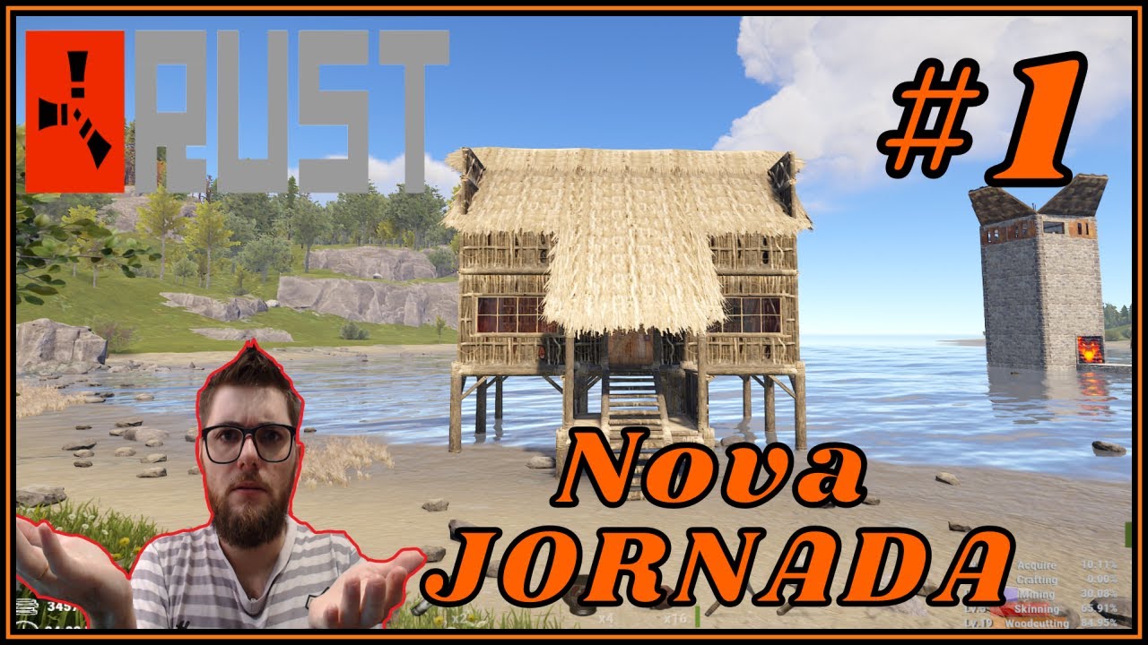 RUST: IN&Iacute;CIO da jornada no game, segura o noob! EP.1 #rust #rushgameplay