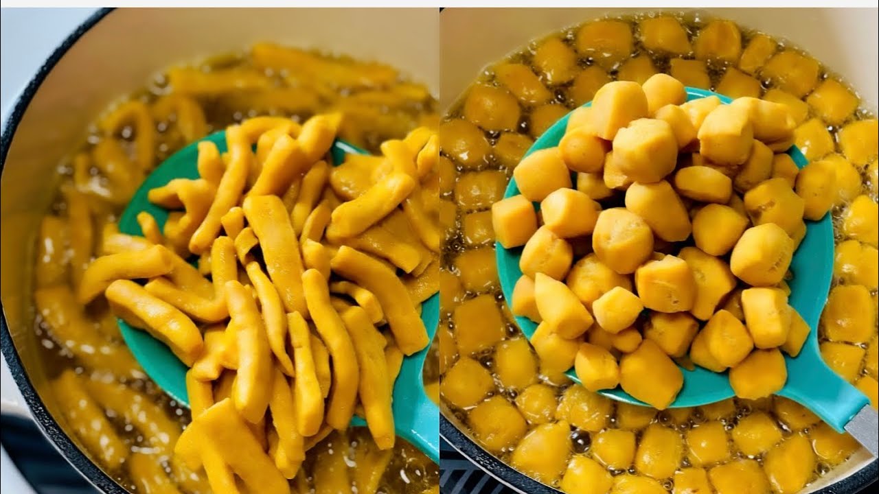 TURMERIC CINNAMON CHINCHIN // WHY DOES IT FOAM WHEN YOU ARE FRYING CHINCHIN? KNOW WHY ,WATCH THIS 👇