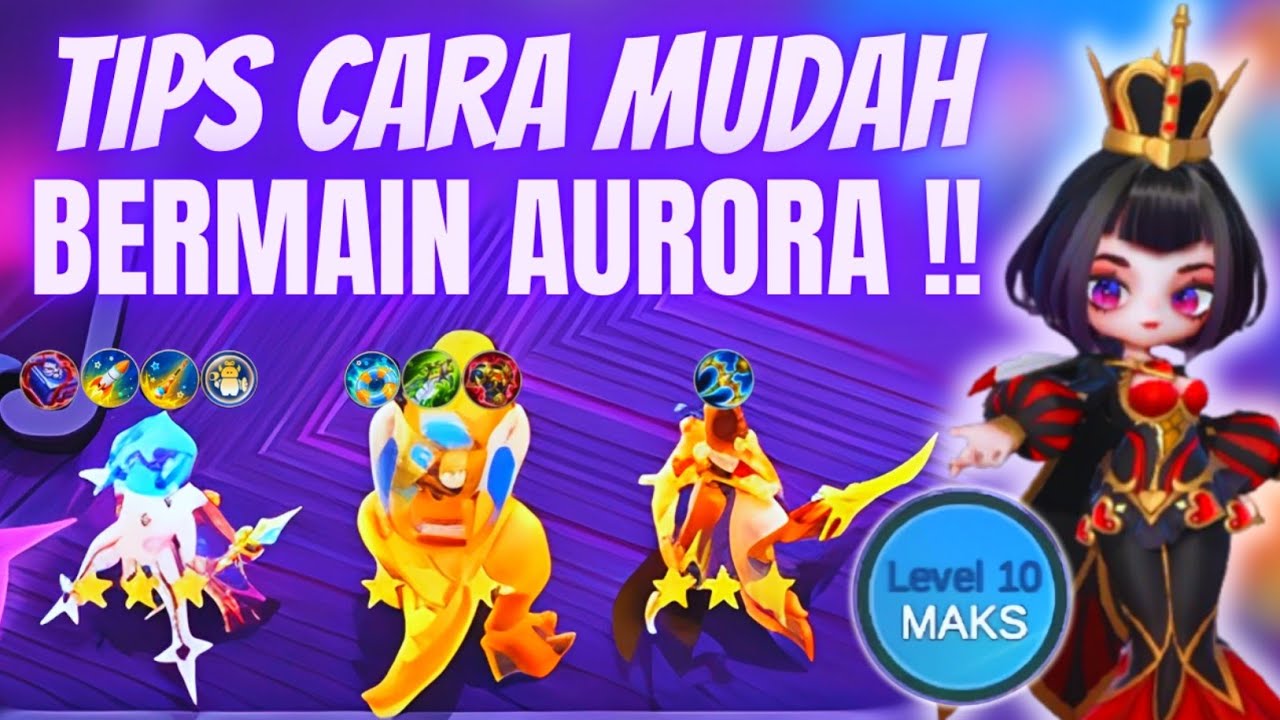 TIPS BERMAIN AURORA‼️PAKE CARA INI 100% AUTO MENANG TERUS !! CARA BERMAIN COMMANDER AURORA TERBARU