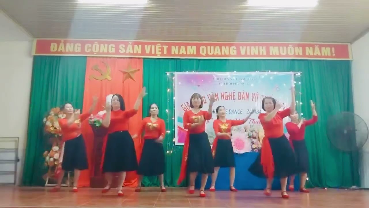 Múa Gửi Về Miền Quan Họ - CLB dân vũ khu15 Trạm Thản -Phú Thọ biễu diễn 