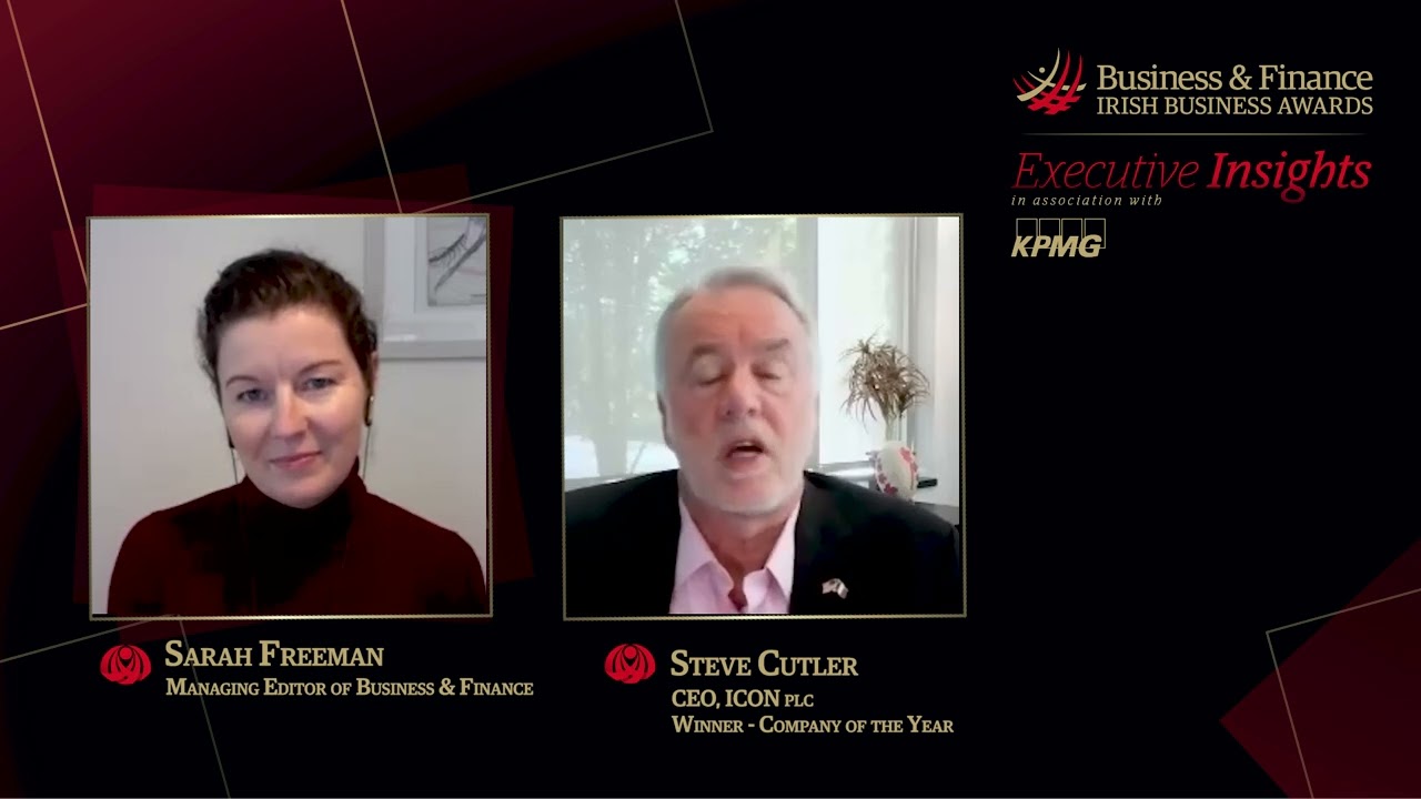 Executive Insights: Steve Cutler of ICON plc. discusses being awarded Company of the Year 2021