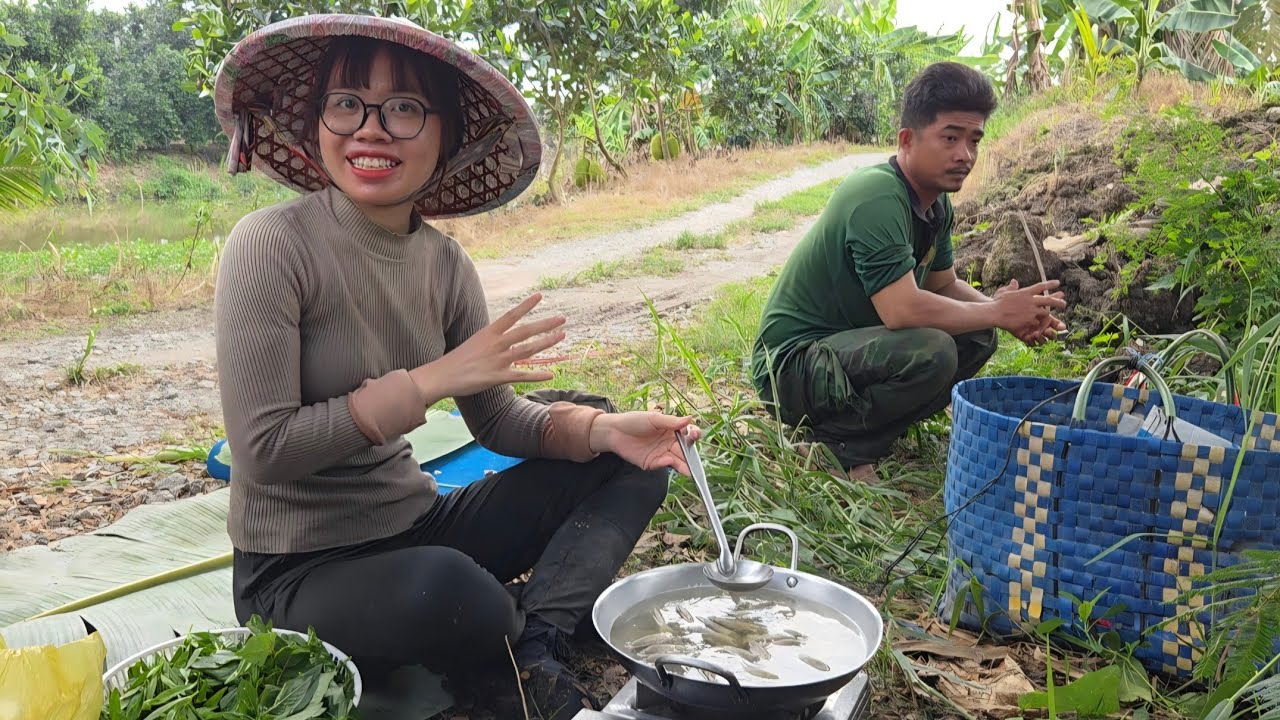 Mò Trúng Ngay Ổ Cá Rô Đồng Hạng Vip_Nấu Canh RAU DỆU Thật Thơm Ngon..| ONMT #Tập 222