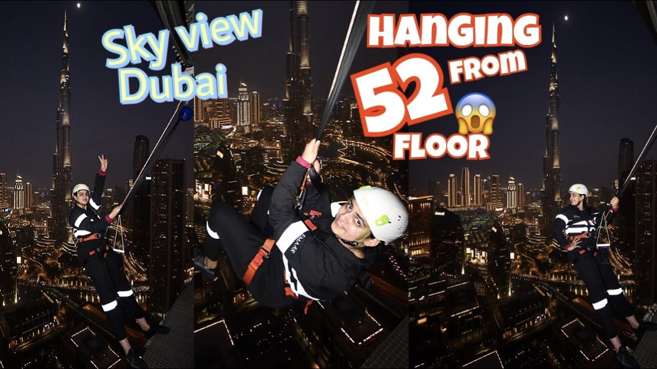 Sky View Dubai 😍 | Hanging From 52 Floor 🤯 | Gulabi Queen | Pranjal Dahiya