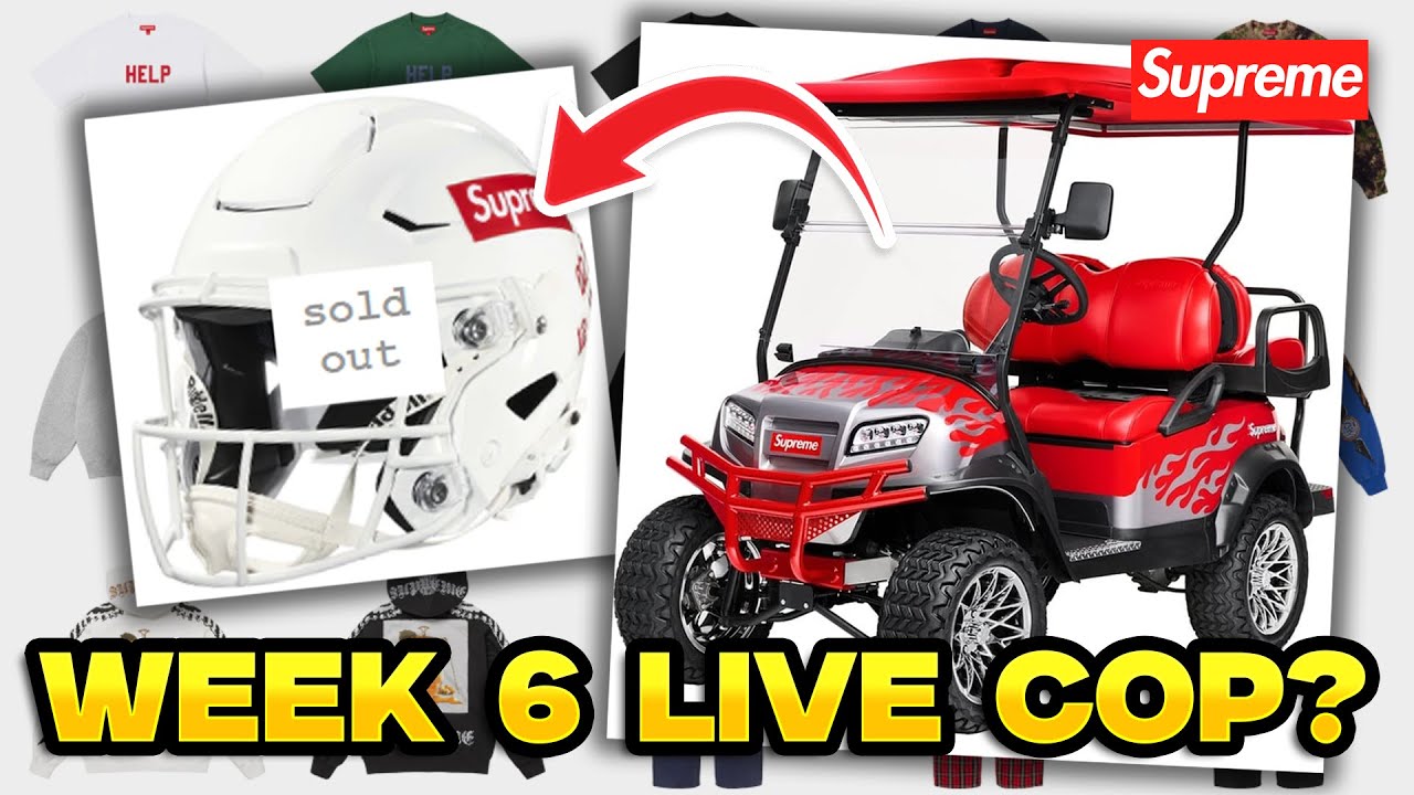 WHO BOUGHT THIS? 😂 SUPREME FW25 WEEK 6 NOT A LIVE COP 🔴