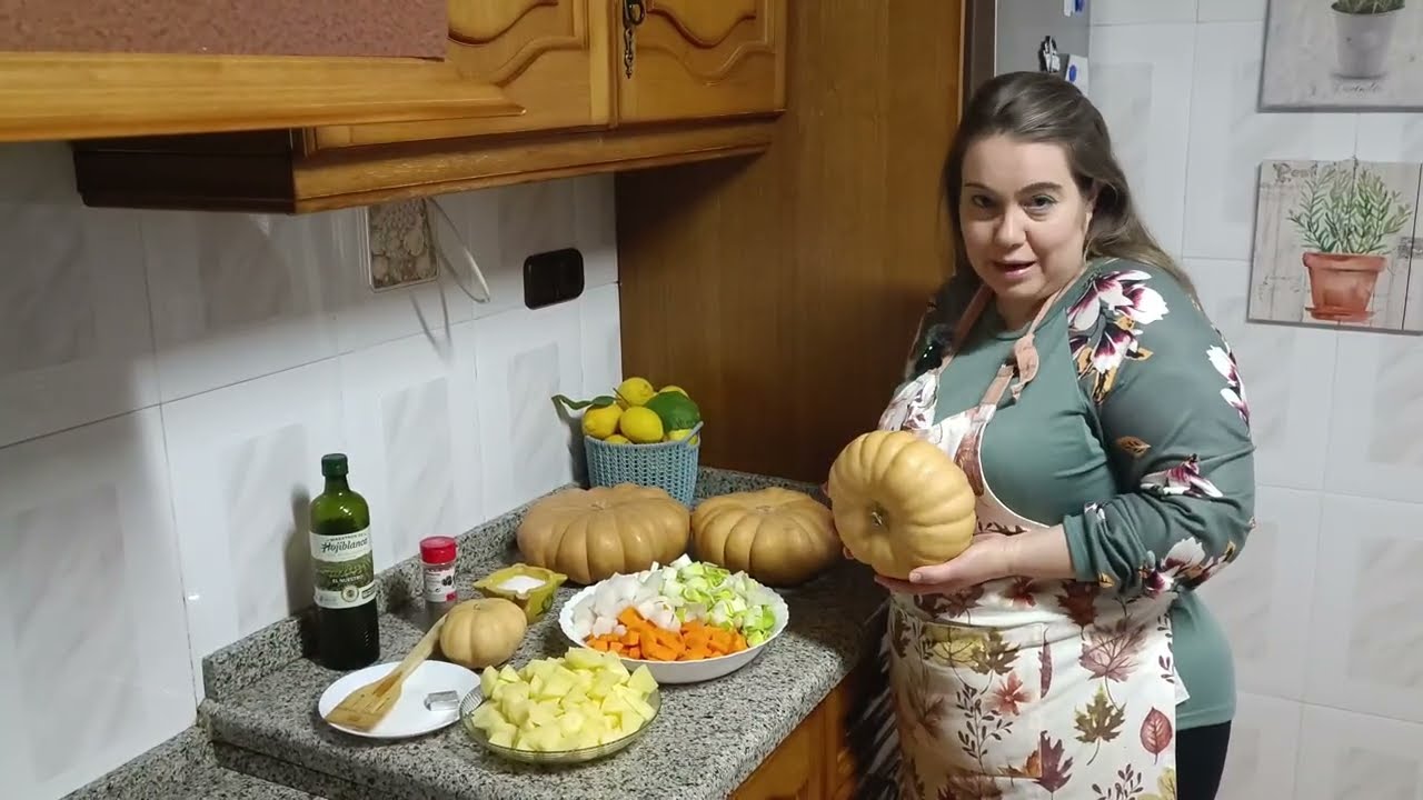 Rico puré de calabaza.....