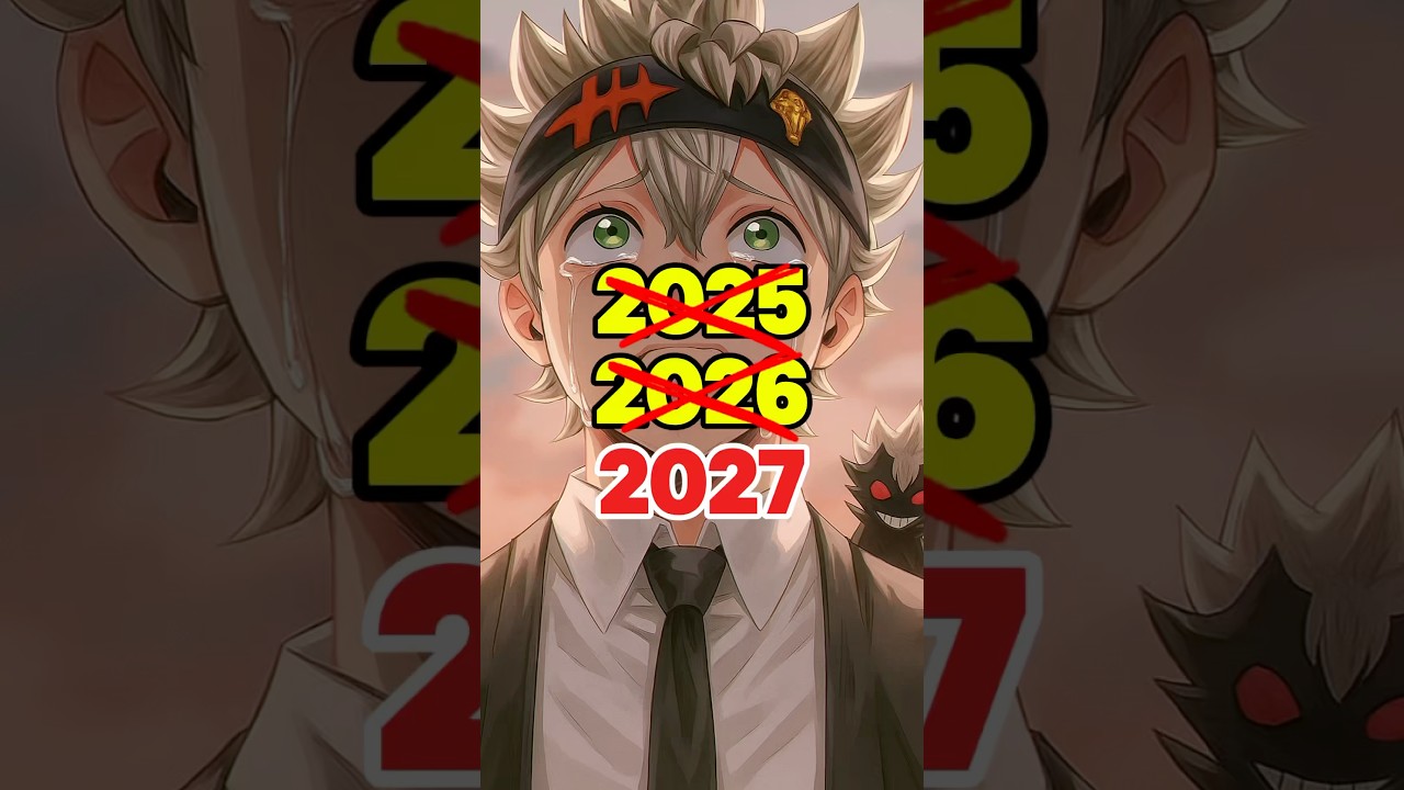 &laquo;Чёрный клевер&raquo; НЕ вернётся в 2026 году? #чёрныйклевер #аниме #манга