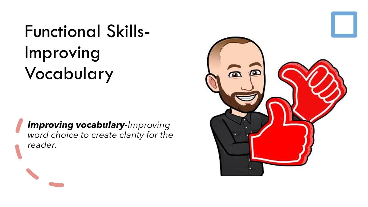Functional Skills Improving Vocabulary