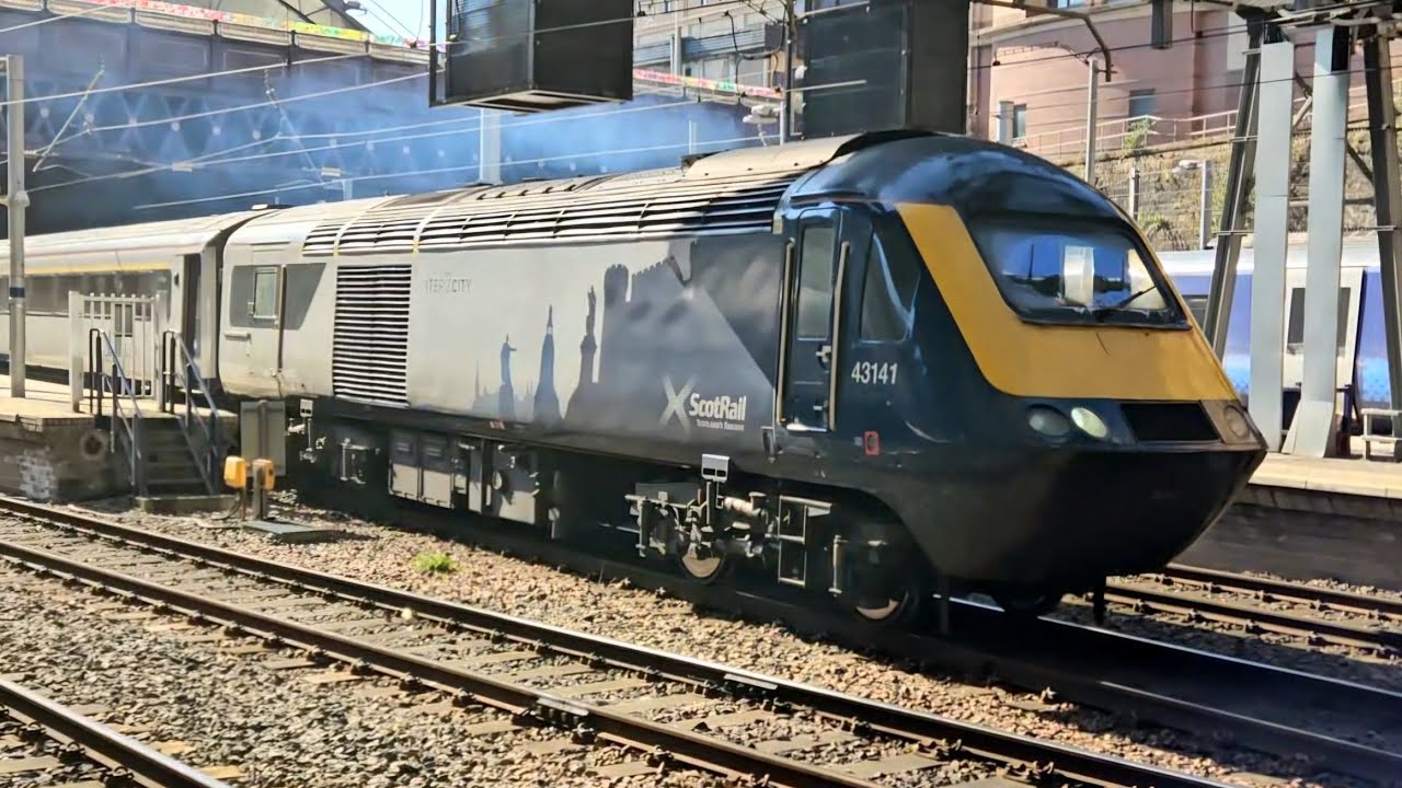 Scotrail Inter7City Departing Glasgow Queen Street