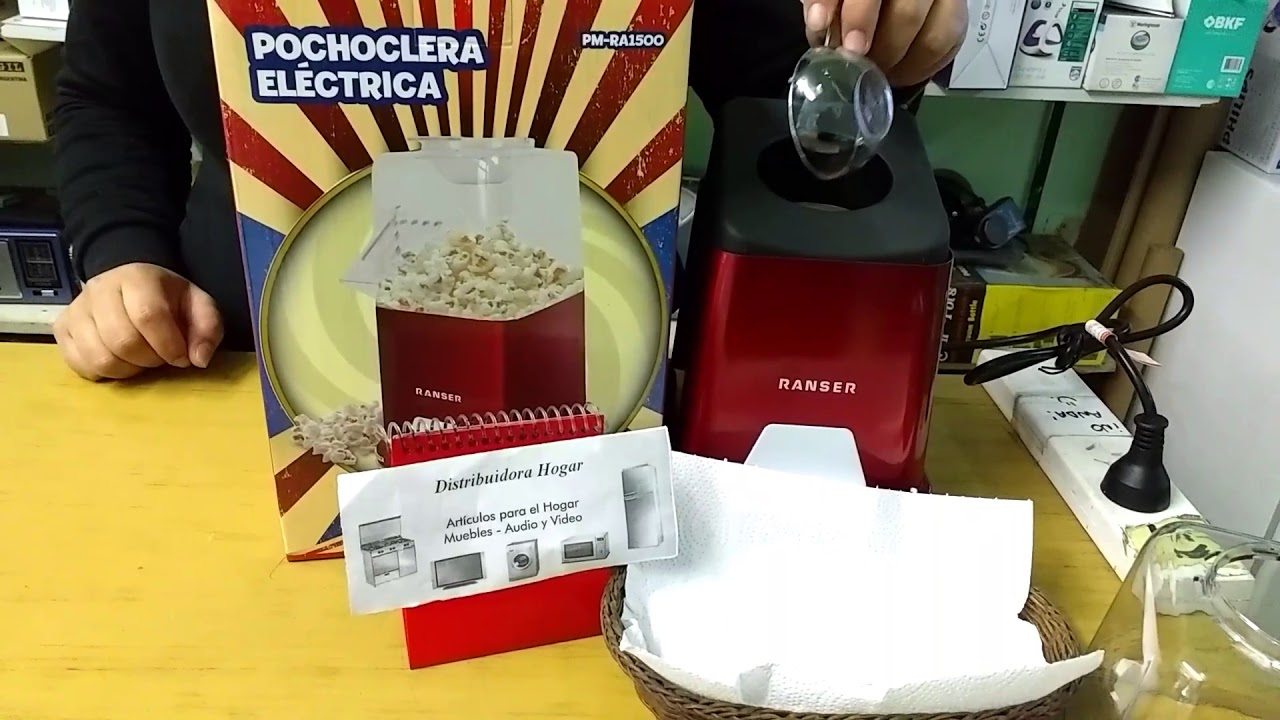 Pochoclera Ranser RA-1500 (Distribuidora Hogar)
