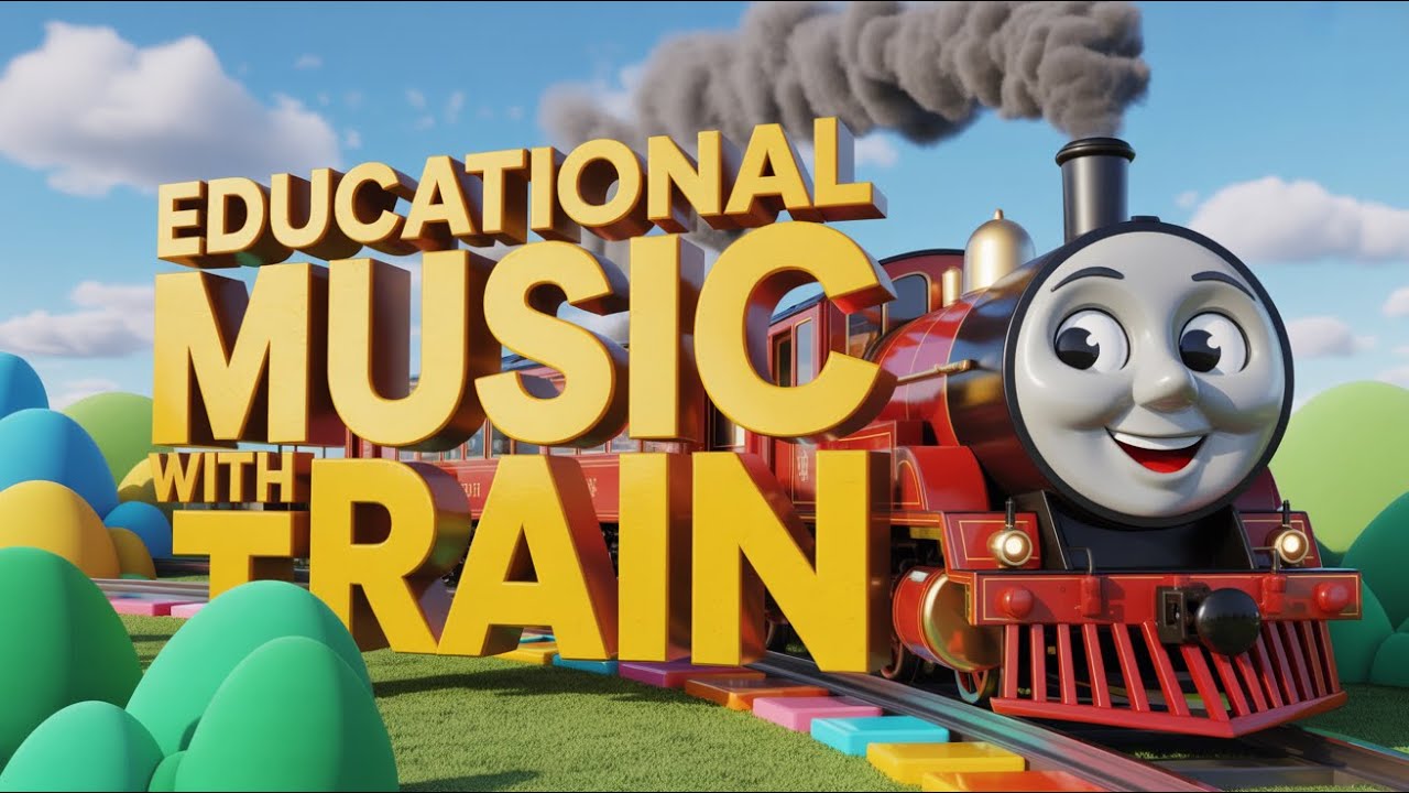 Fun Train Song for Kids | Choo Choo Music | Nursery Rhymes | Educational Preschool Songs