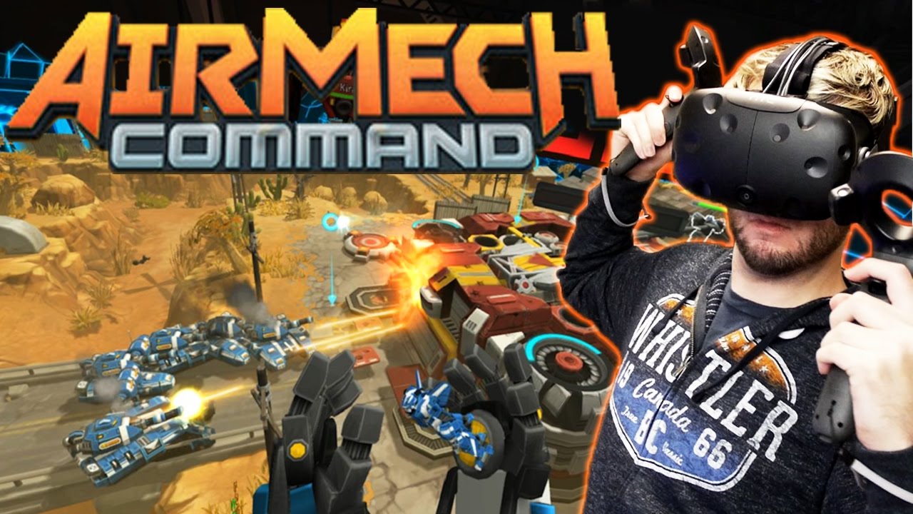 BEST STRATEGY GAME IN VIRTUAL REALITY | AirMech Command Gameplay (HTC Vive VR)
