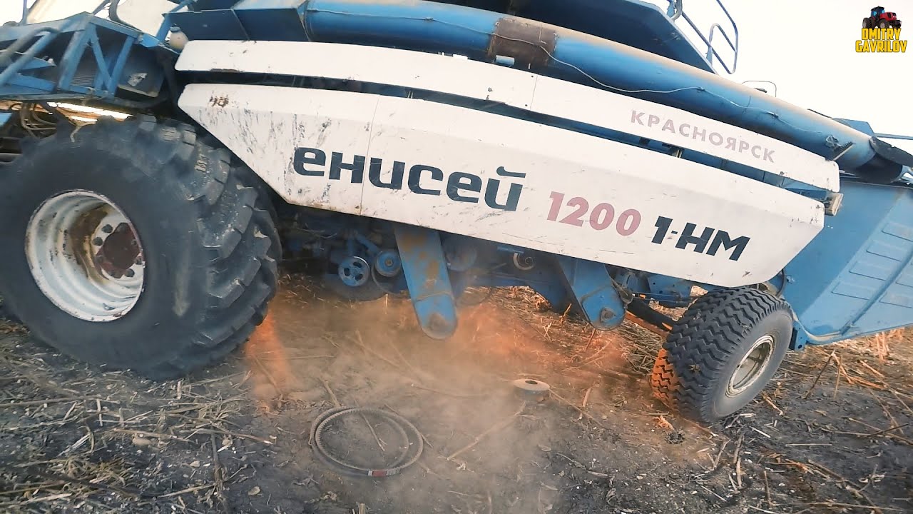 Все поломки комбайна ЕНИСЕЙ за сезон 2020