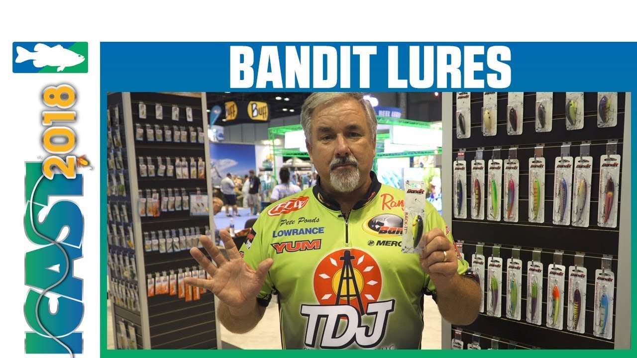 Bandit Lures Rackit Squarebill Crankbait with Pete Ponds | iCast 2018