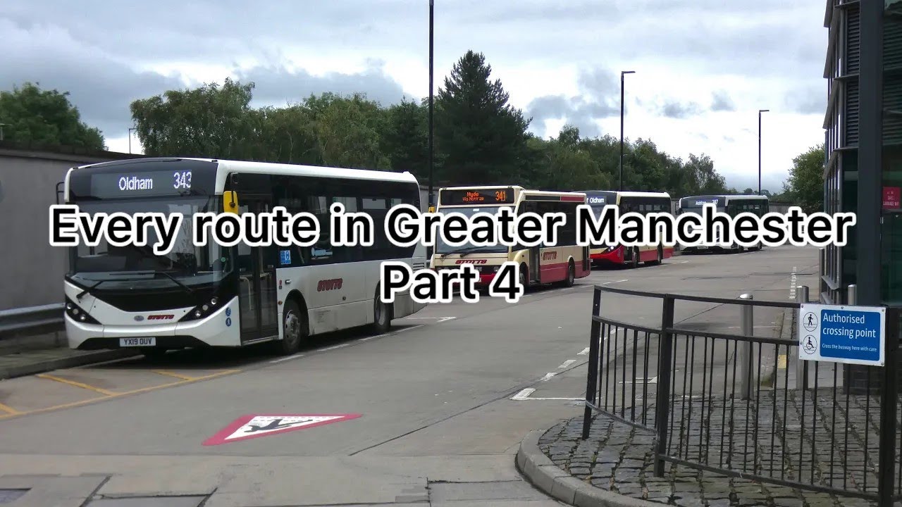 Every Internal Bus Route in Greater Manchester, Part 4 (Rules in description)