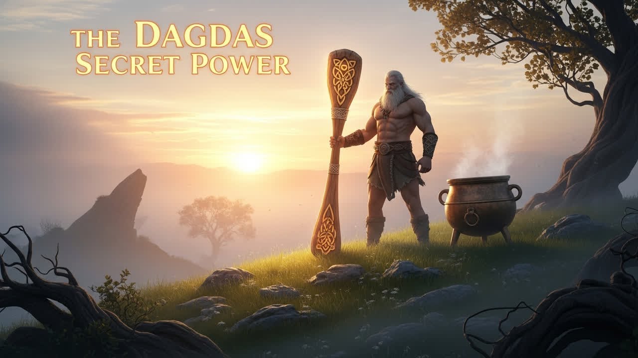 The Dagda, The GOOD God - Celtic Mythology Explained - The Tuatha Dé Danann’s Great Provider