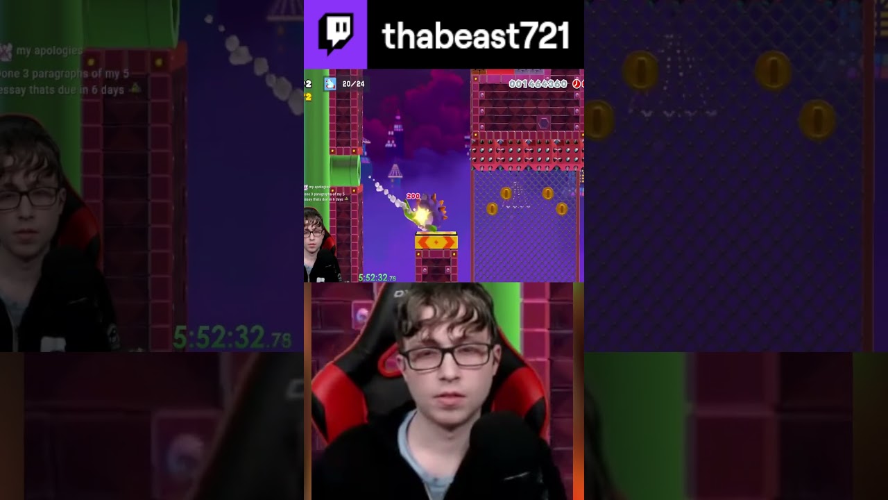 The fastest paced Mario level