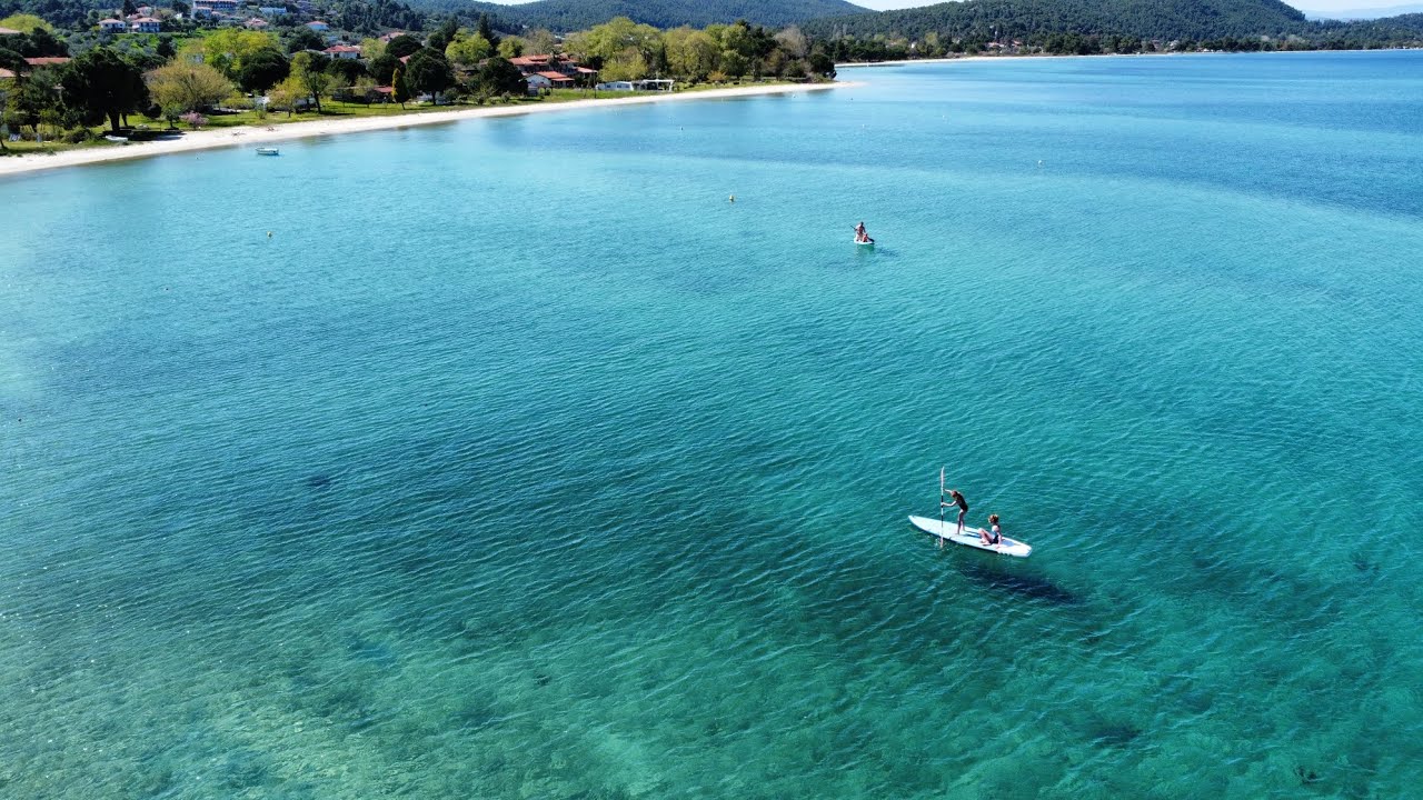 The beautiful beach of Vourvourou/Greece