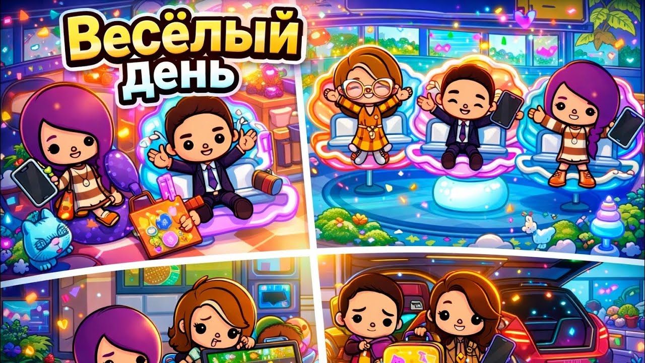 Весёлый день | Уезжают родители | Выросла - 7 | Toca Boca