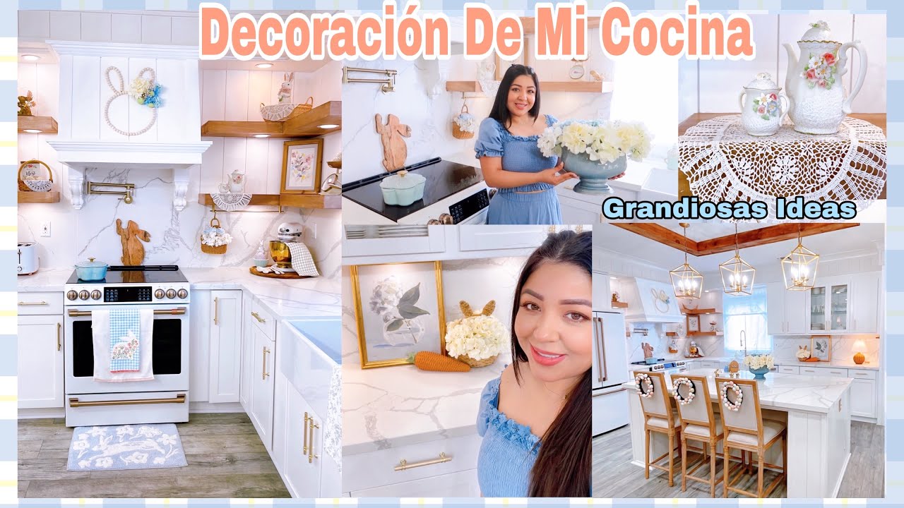 IDEAS Grandiosas Para Decorar La Cocina Elegante-Recreando La Cocina De Mi Infancia 🌼Primavera 2024