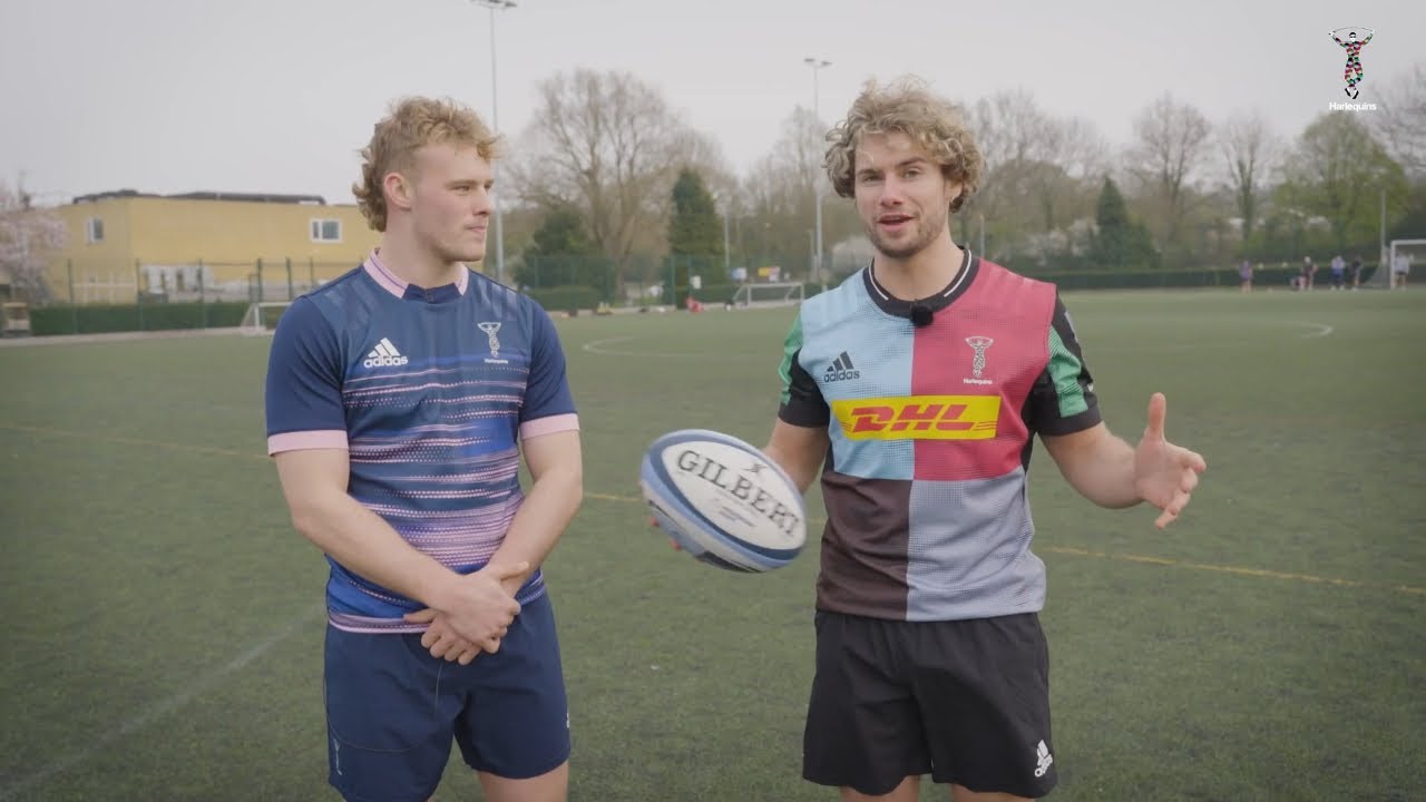 How did Love Island star Joe Garratt get on at a Harlequins training session?