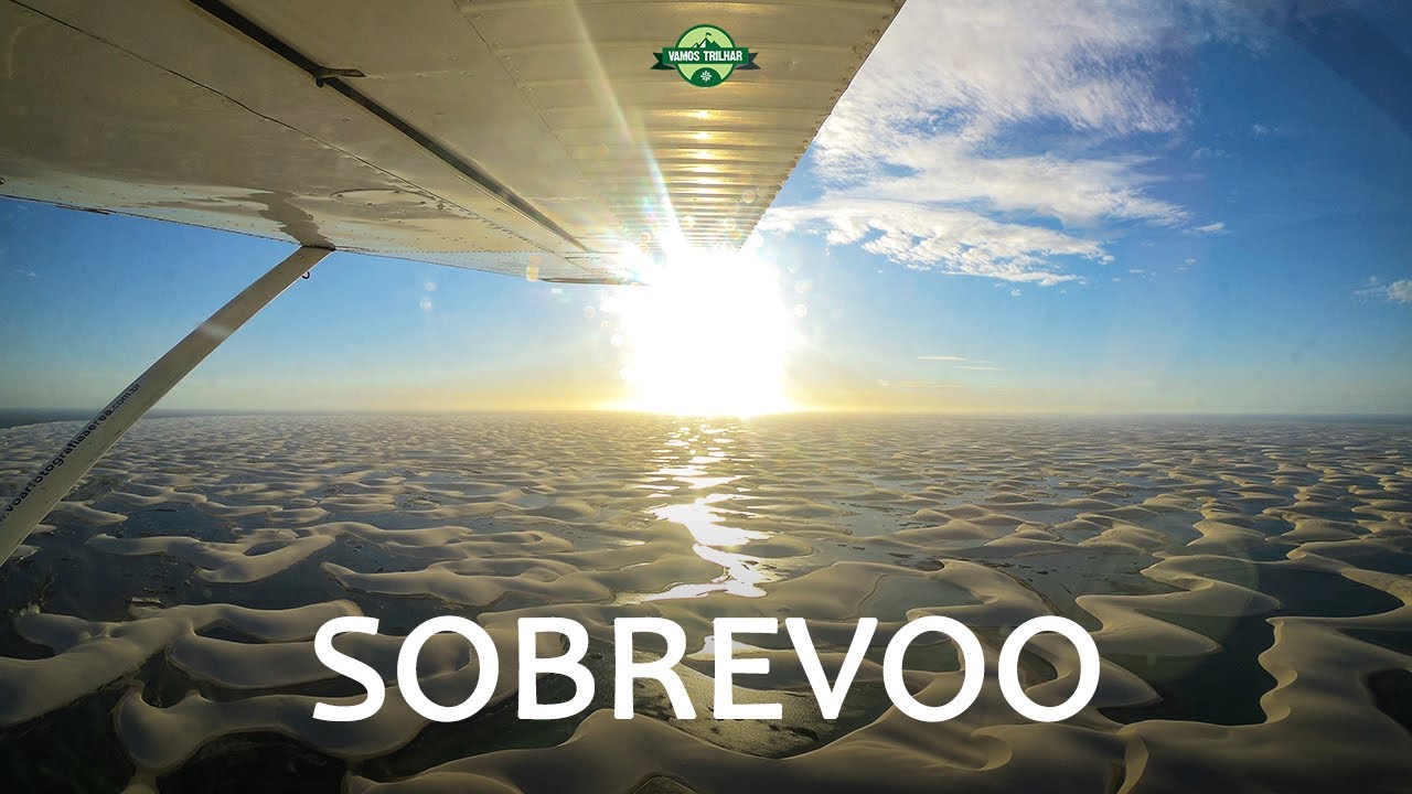 SOBREVOO PELOS LEN&Ccedil;&Oacute;IS MARANHENSES - BARREIRINHAS (ROTA DAS EMO&Ccedil;&Otilde;ES)
