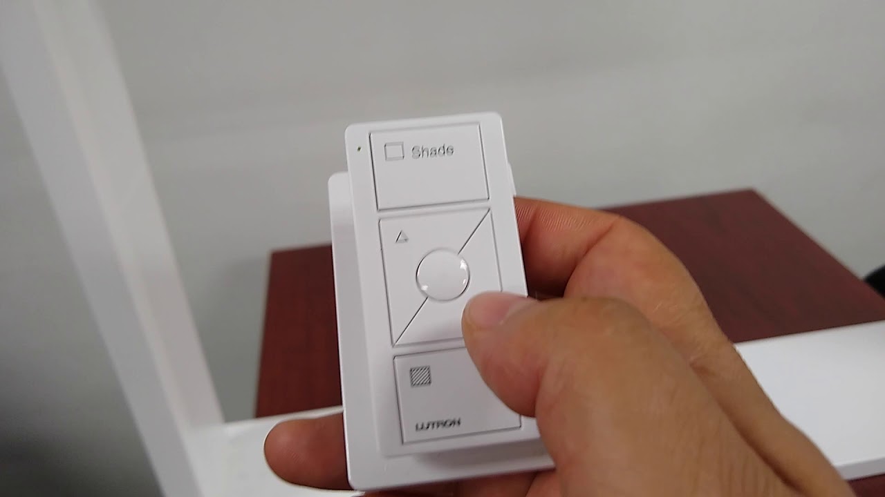 Lutron - Vincular Control Remoto Pico con Persiana Inalámbrica