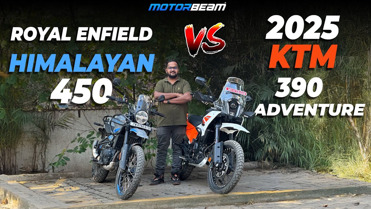 2025 KTM 390 Adventure vs Royal Enfield Himalayan 450 - Adventure or Touring? | @MotorBeam