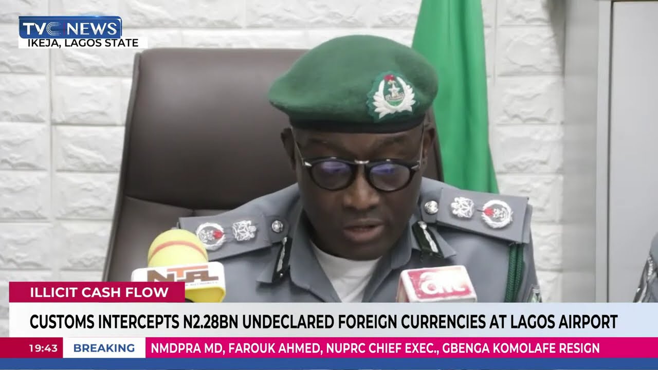 Customs Intercepts N2.28BN Undeclared Foreign Currencies At Lagos Airport