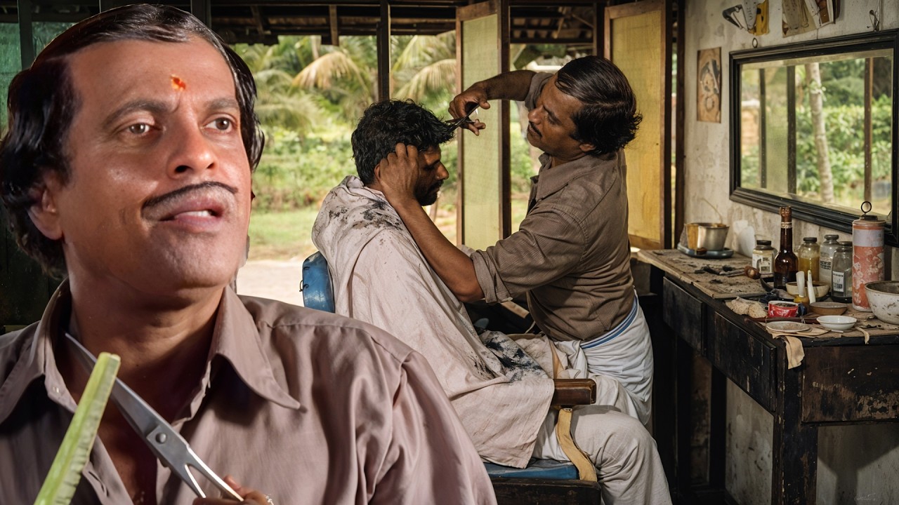 പണ്ടുകാലത്തെ ഇതുപോലത്തെ ബാർബർഷോപ്പിൽ കയറിയിട്ടുണ്ടോ | Mahayanam | Mammootty