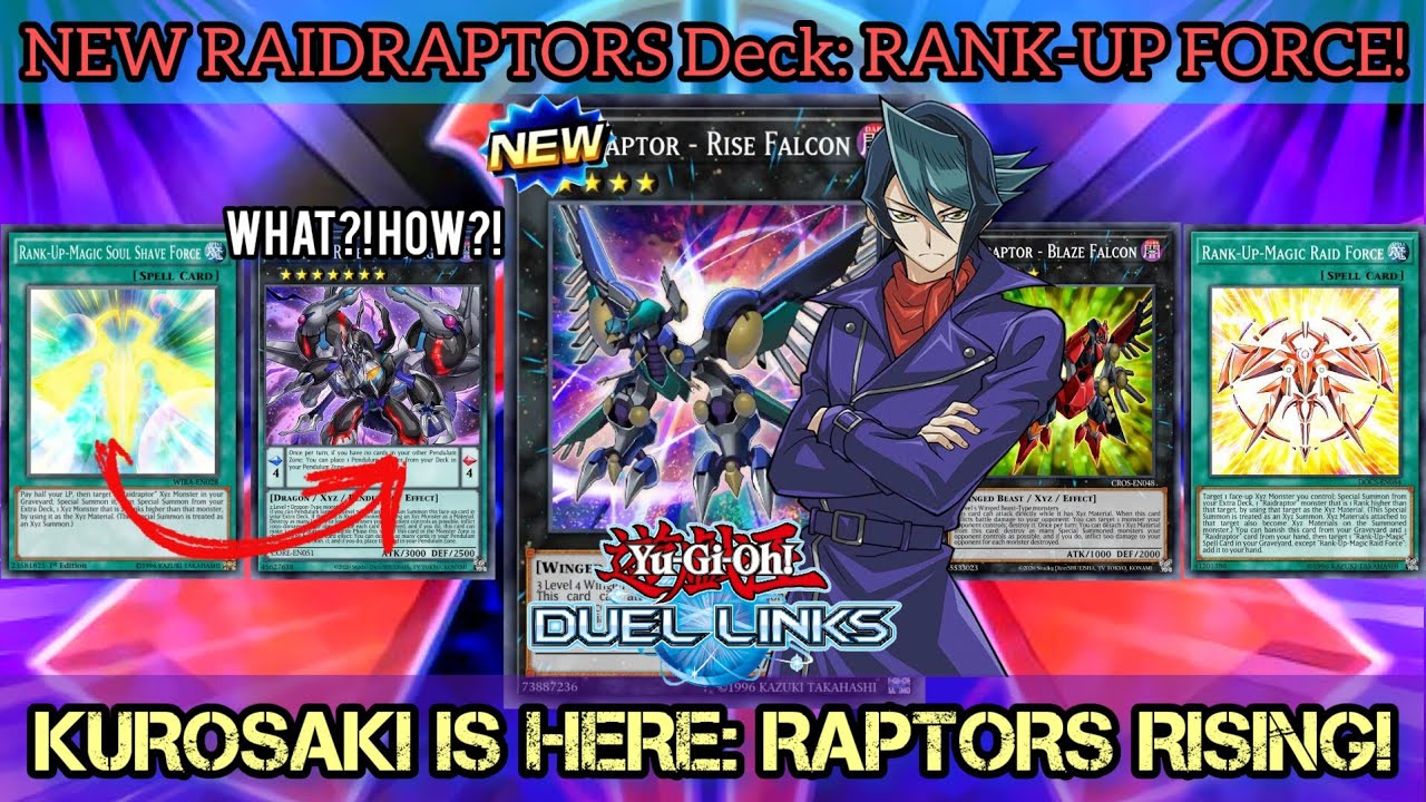 RAIDRAPTORS are HERE: SHUN UNLOCKED! RAPTORS RISING Skill and Odd Eyes WHAT?! [Yu-Gi-Oh! DUEL LINKS]