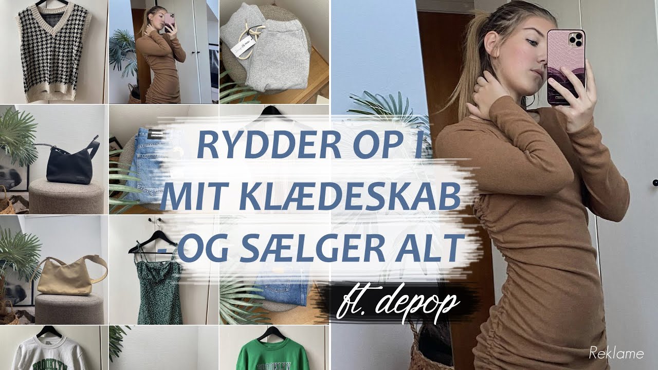 RYDDER OP I MIT KLÆDESKAB - og sælger alt! 😱 ft. Depop