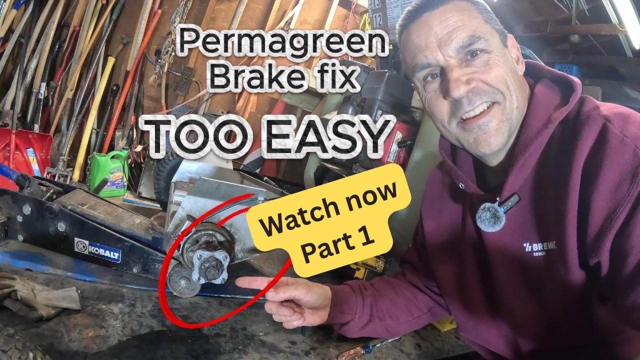 Permagreen Brakes are not working , lets look into this #Permagreen #LawnCareEquipment #DIYRepair