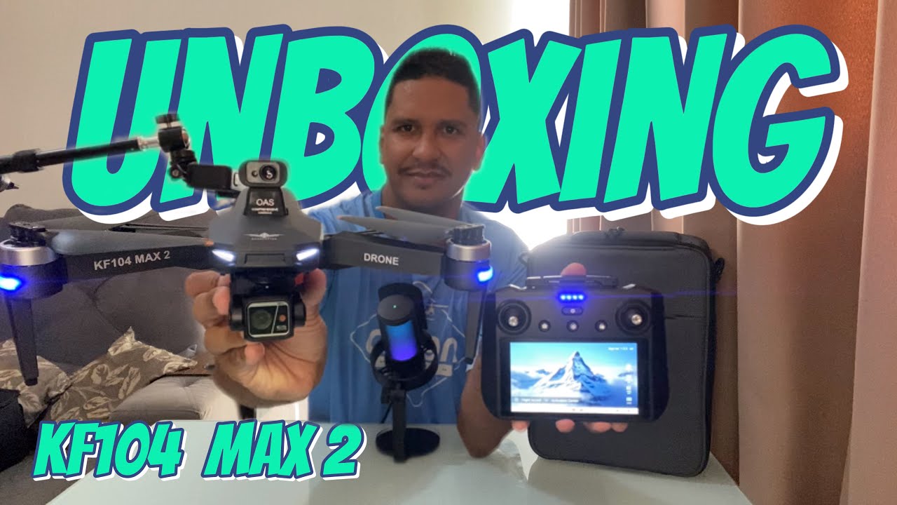 KF104 MAX 2 Unboxing | Drone Barato com Smart Controle