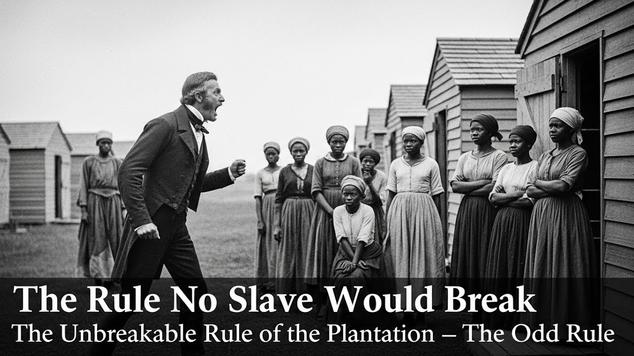 The Rule No Slave Would Break-The Unbreakable Rule of the Plantation-The Odd Rule