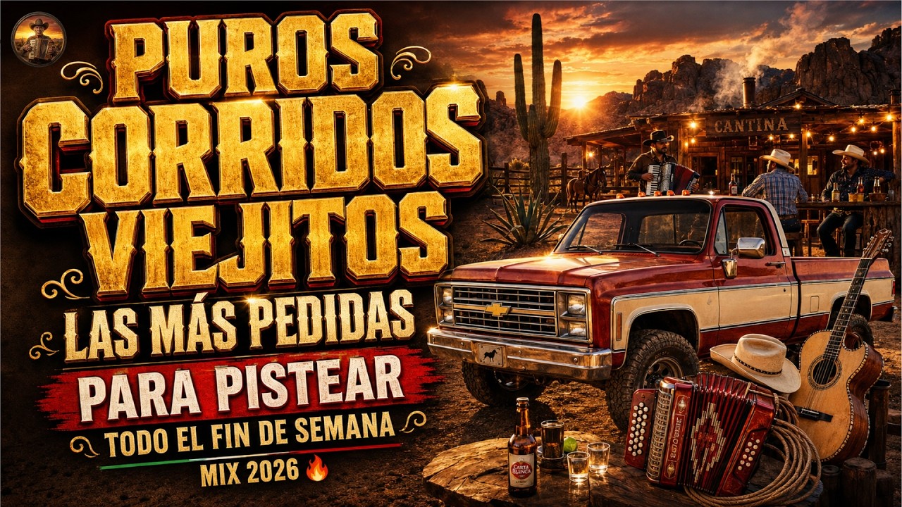 🔥🤠 Puros Corridos Viejitos Mix 2026 | Las M&aacute;s Pedidas Para Pistear Todo El Fin De Semana 🍻🎺