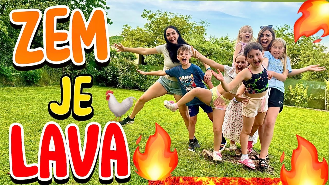 ZEM JE LÁVA CHALLENGE 🔥 HROZNĚ DE BOJÍM 😳!!! 🐓 | Vyhlášení *SOUTĚŽE* ✨