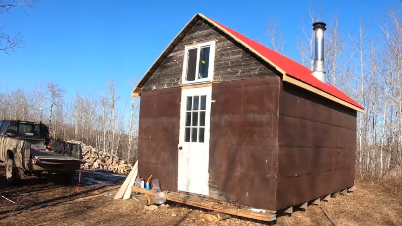 Offgrid Workshop Project Pt. 9 - Installing Drywall in the Workshop