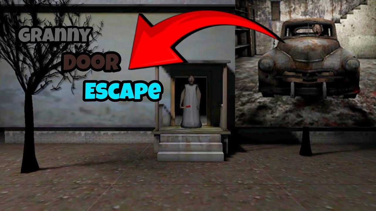 I ESCAPE THE GRANNY HOUSE FROM DOOR | ROUK4 EXTRA |