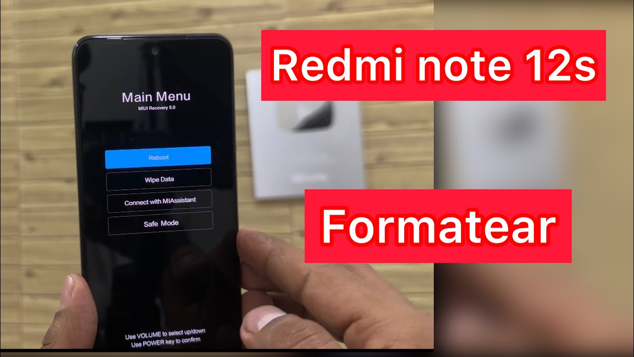 XIAOMI Redmi note 12s [ como formatear ] como hacer el hard reset
