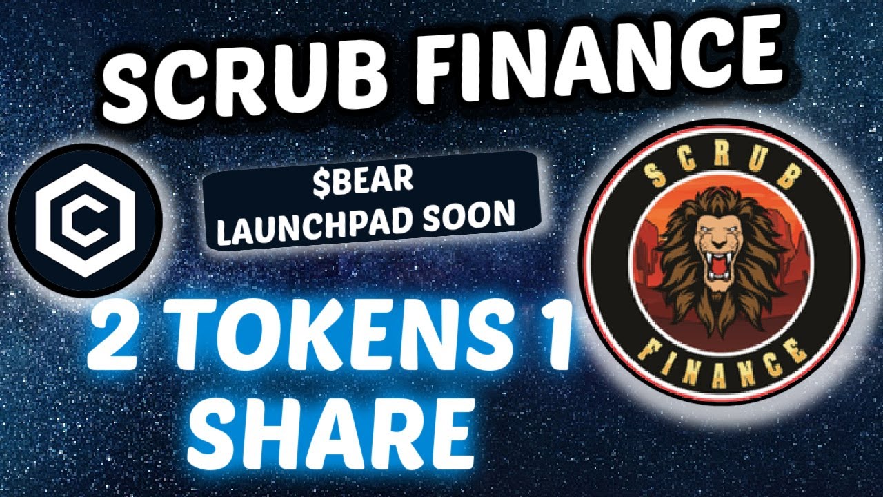 $BEAR - *SCRUB FINANCE* - ANOTHER TOKEN! BEAR TO BE PRINTED WITH SAME SHARE TOKEN!