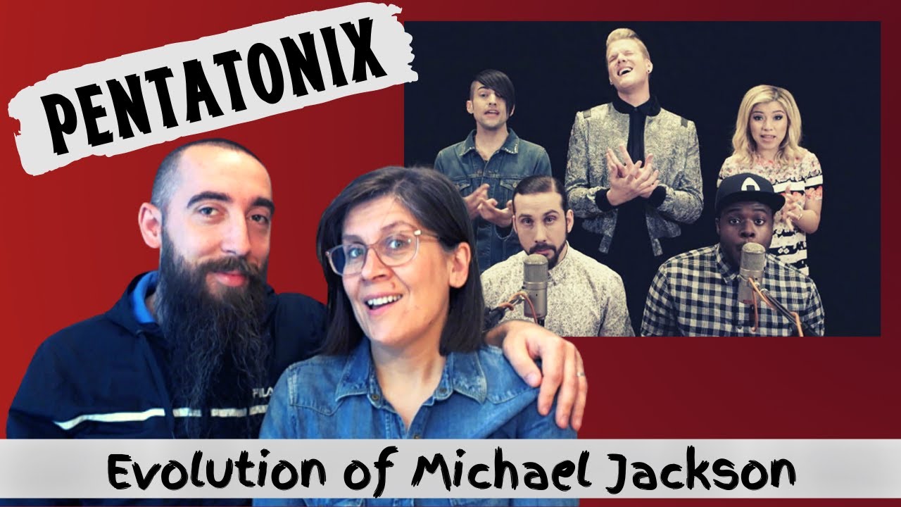 Pentatonix - Evolution of Michael Jackson (РЕАКЦИЯ) с моей женой