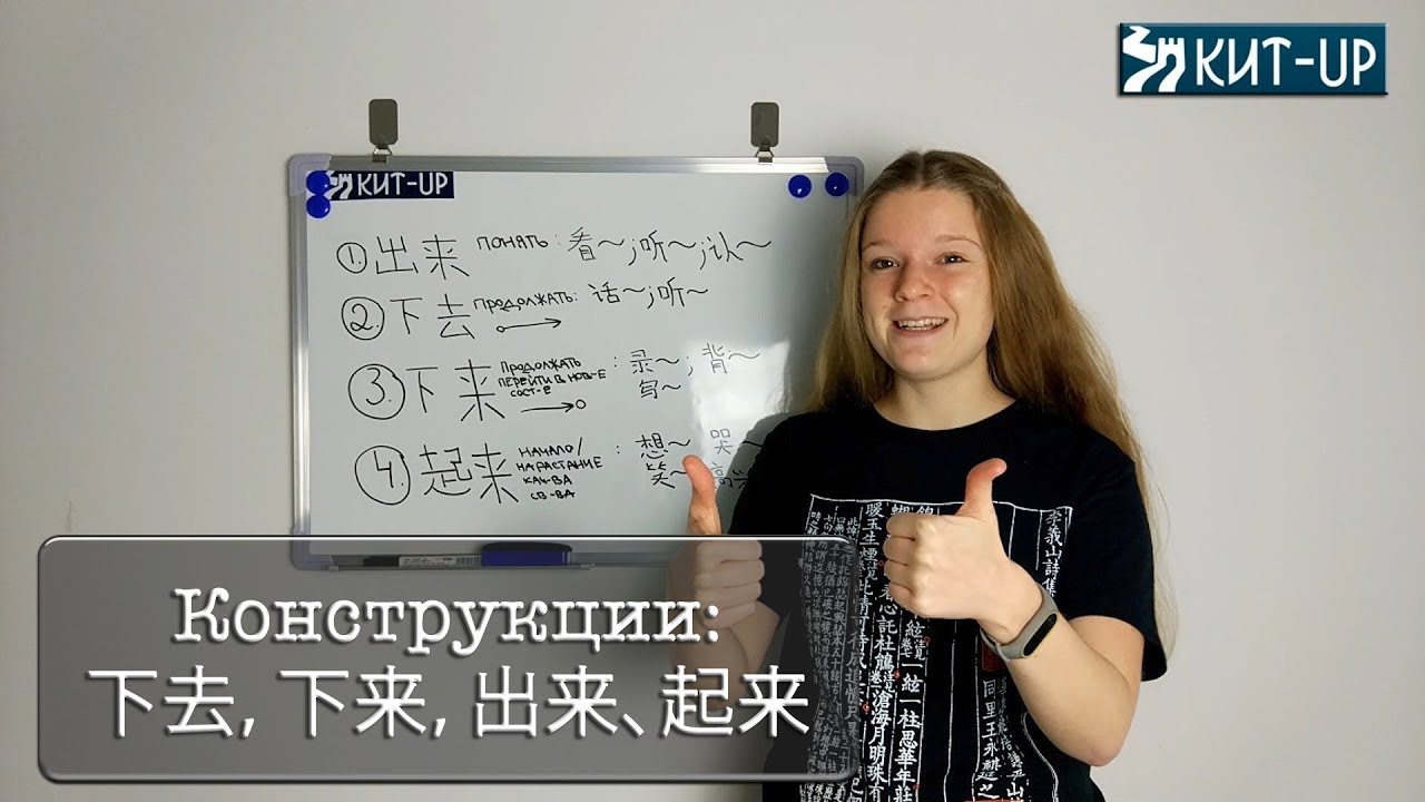 下去，下来，出来、起来 | ГРАММАТИКА | КИТАЙСКИЙ ЯЗЫК KIT-UP