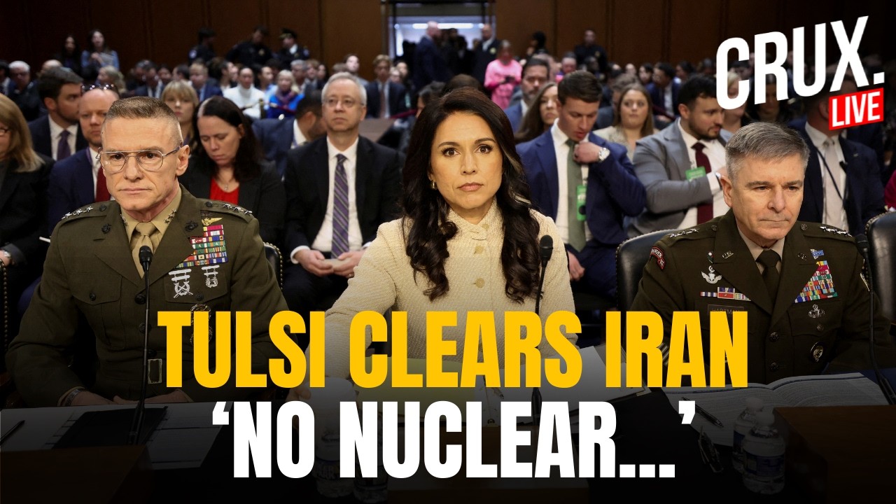 LIVE | Tulsi's Senate Bombshell Challenges Trump's Iran War:  'No Enrichment After US Strikes'