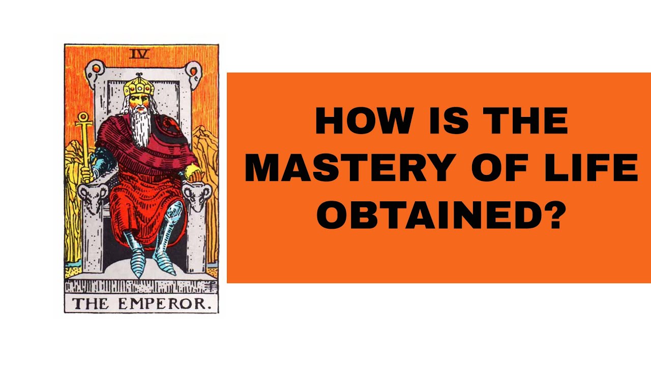 THE EMPEROR - EMBRACE YOUR MASCULINE POWER (you are the creator of your story)