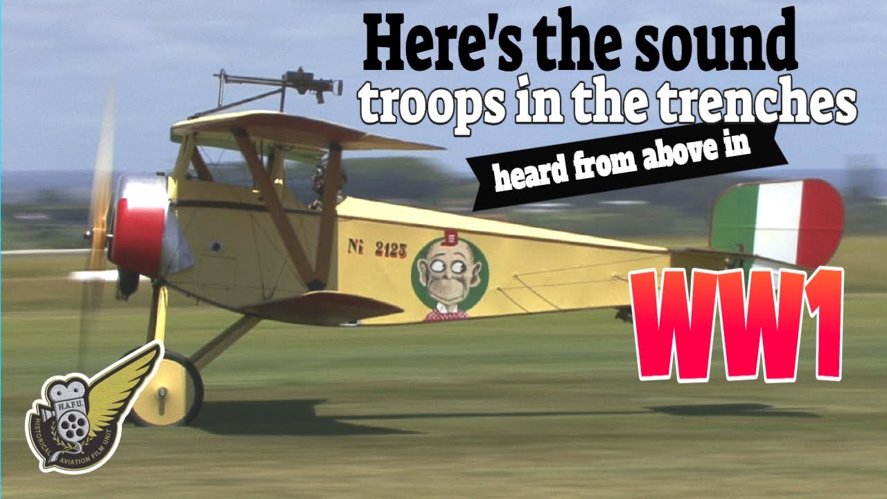 Four Noisy WW1 Fighter Aircraft
